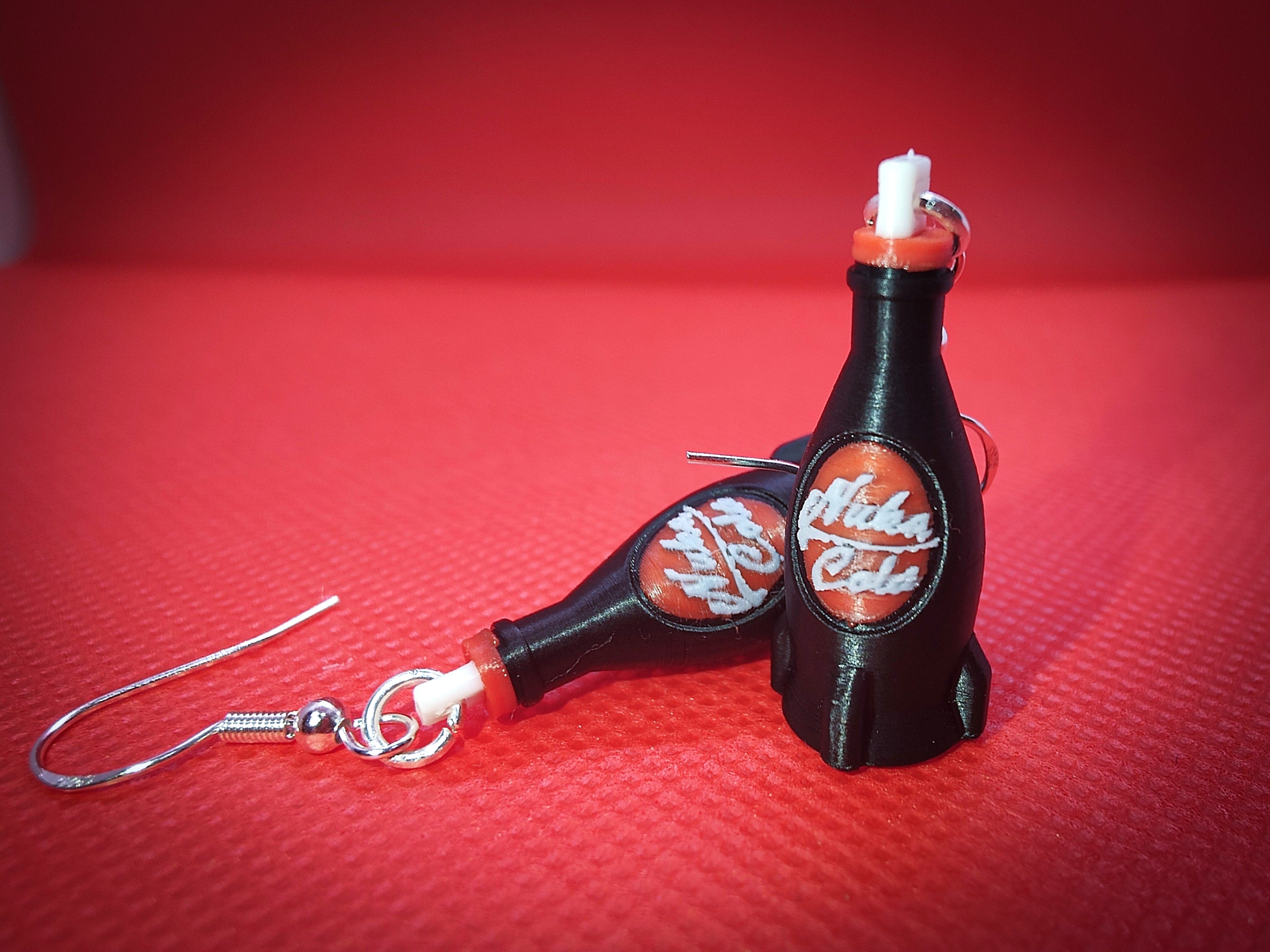 Nuka Cola Bottle Earrings – Unique & Fun Gamer-Inspired Jewelry