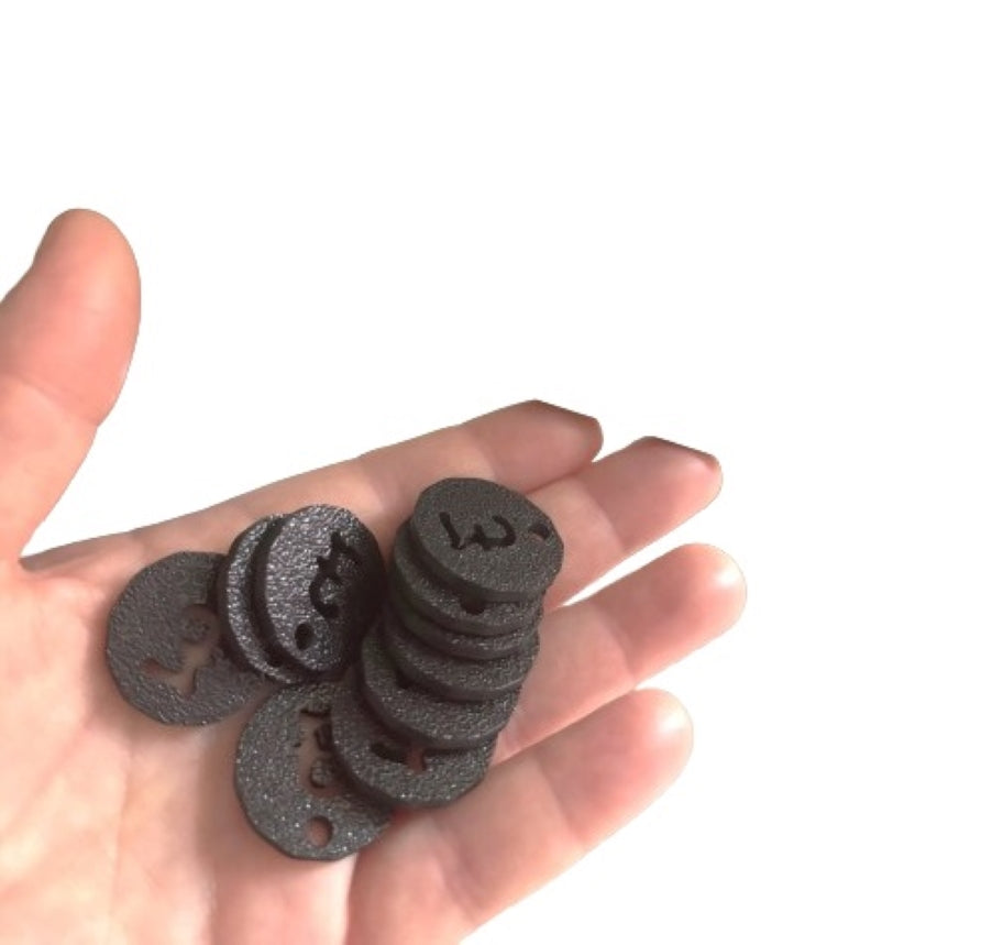 £1 Trolley Coin – 2 Pcs UK Shopping Cart Token (Plastic) Reusable & Convenient