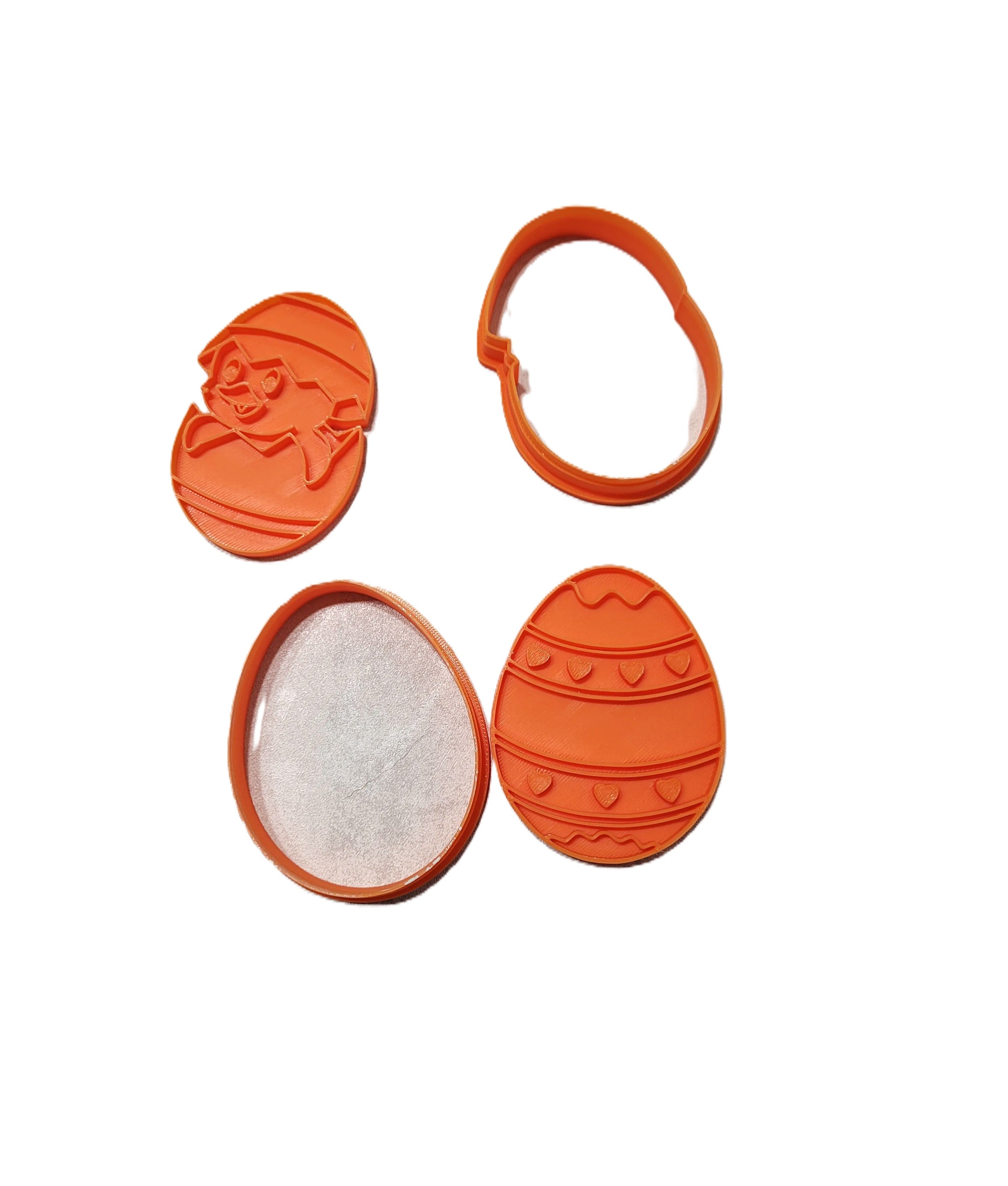 6 Pcs Easter Cookie Cutters and Stamps – Perfect for Festive Baking Fun
