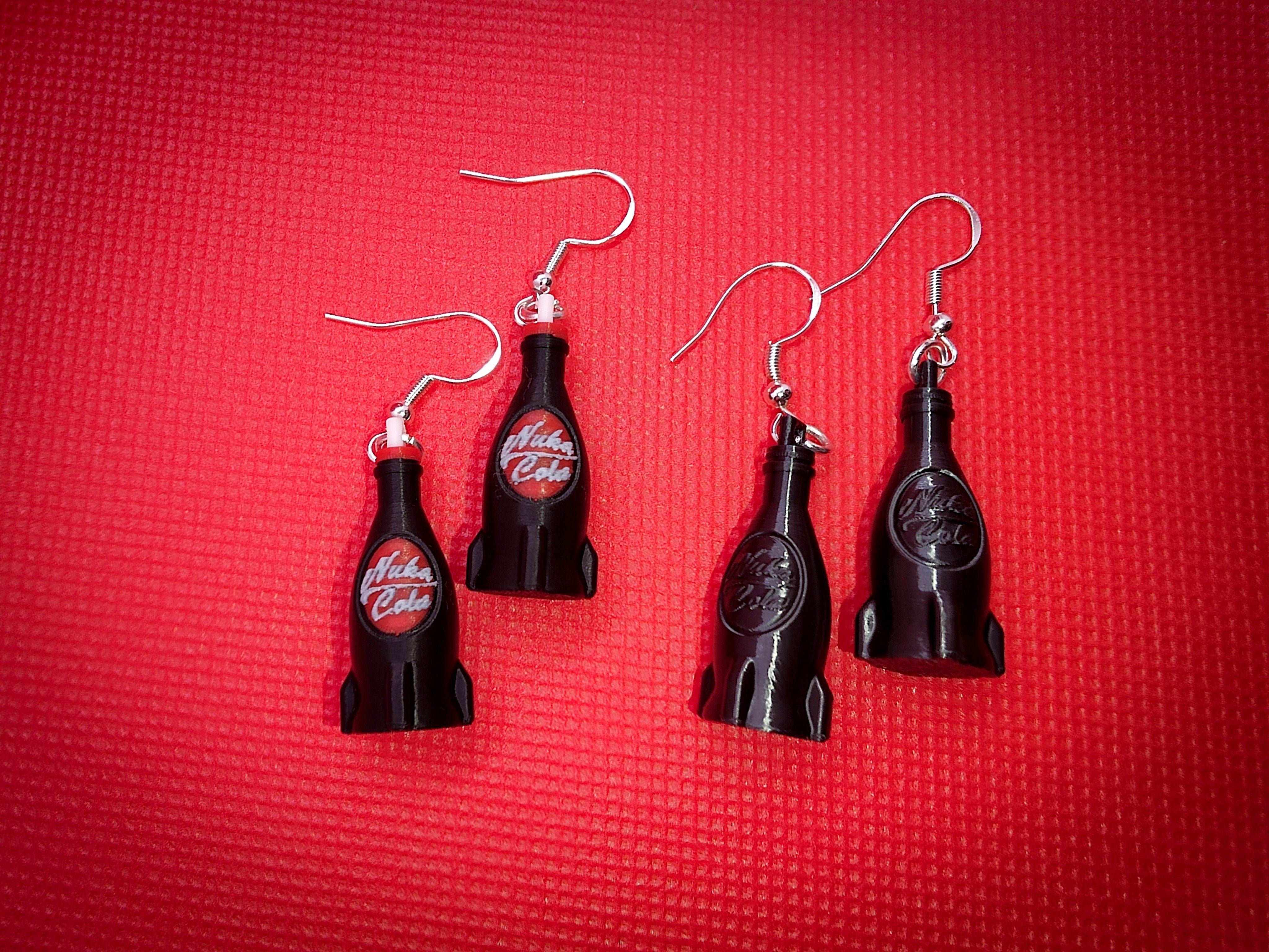 Nuka Cola Bottle Earrings – Unique & Fun Gamer-Inspired Jewelry