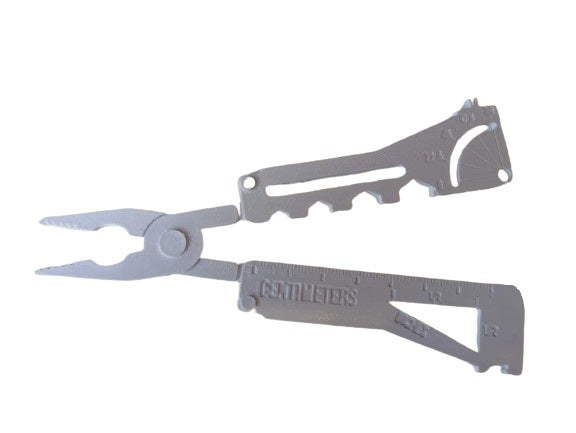 Credit Card Pliers and Measurement Tools - Compact Plastic Multi-Tool