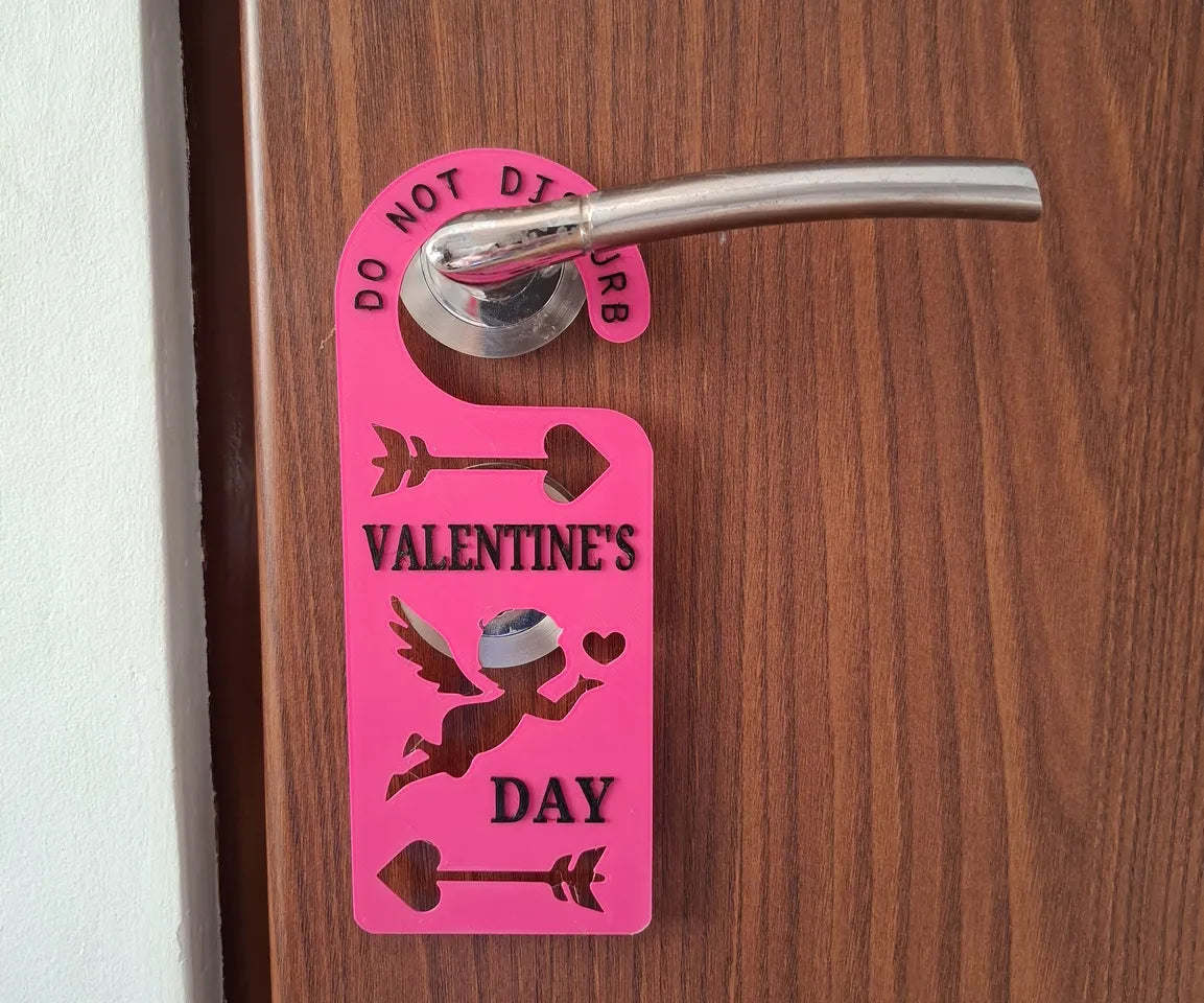 Do Not Disturb Valentine's Day Door Pendant–Romantic & Fun Door Hanger for Room