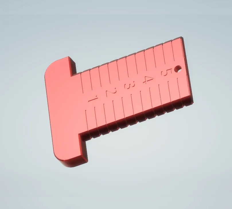 Pocket T-Square Measurement Meter Durable Plastic- Accurate Measurement