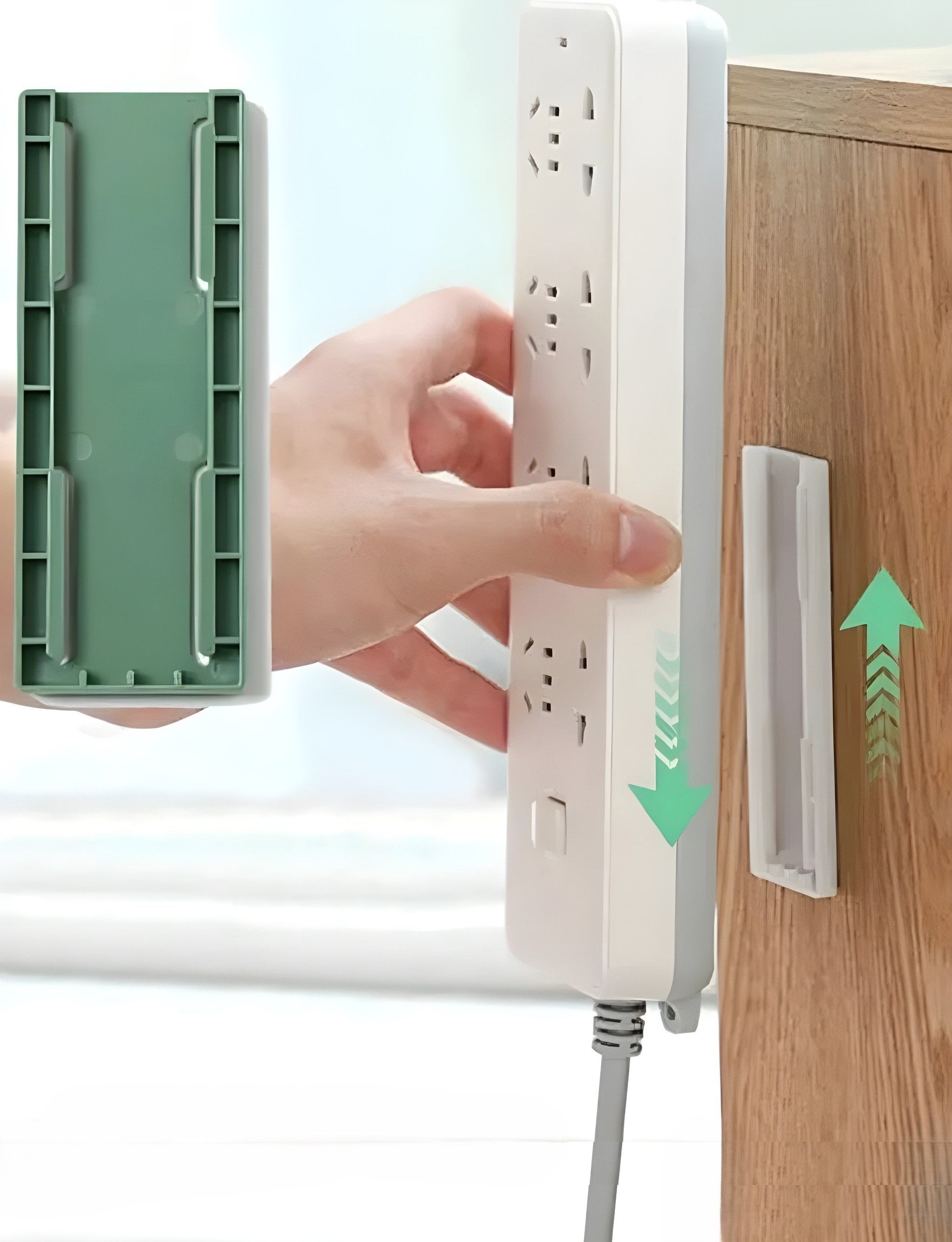 Wall Mounted Sliding Holder for Extension Holder (Screws Not Included)