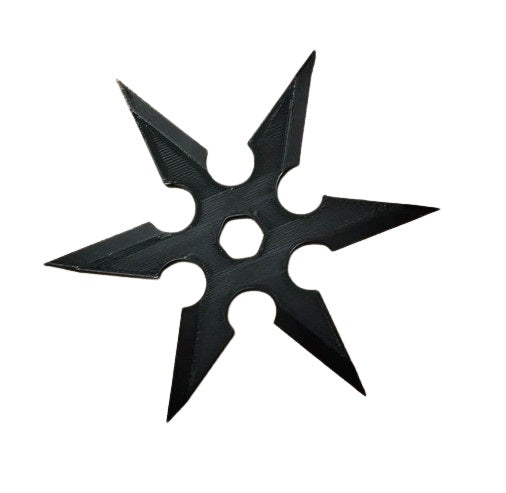Shurikens 6 Points (Ninja Star) - Nurato Ninja Plastic Shuriken Toy