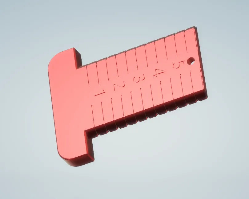 Pocket T-Square Measurement Meter Durable Plastic- Accurate Measurement