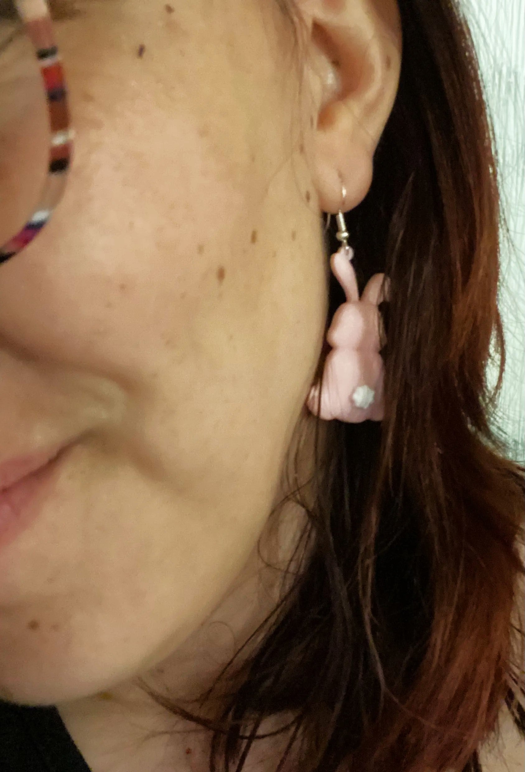 Puffy Bunny Earrings – Adorable Easter Jewelry for Bunny Lovers Girls