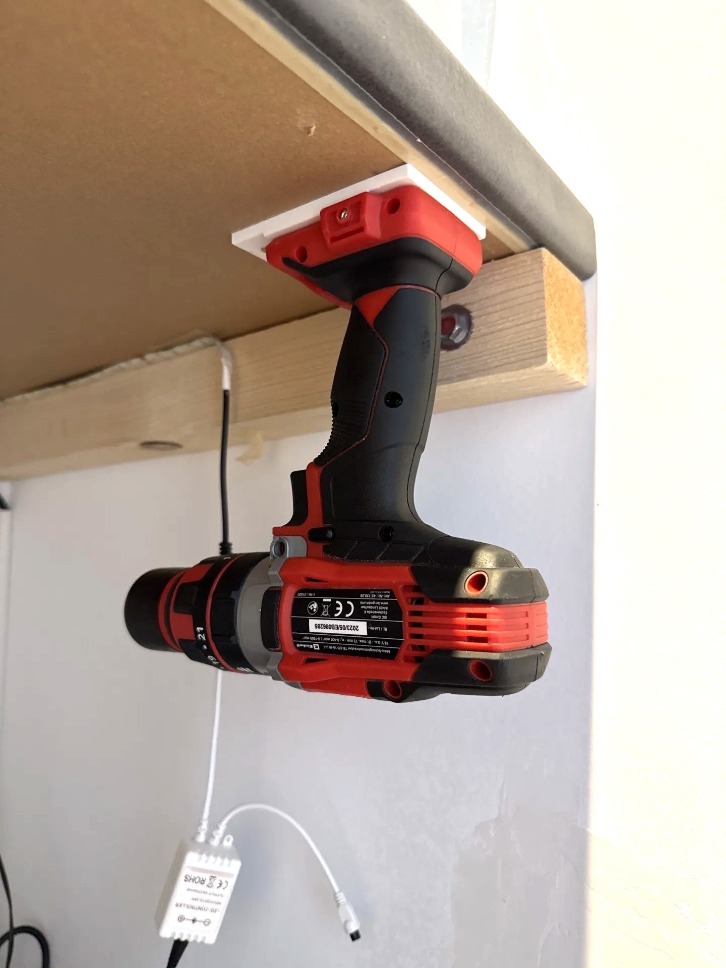 Einhell Tool Holder for Power X-Change Under the Shelf – Space-Saving Storage