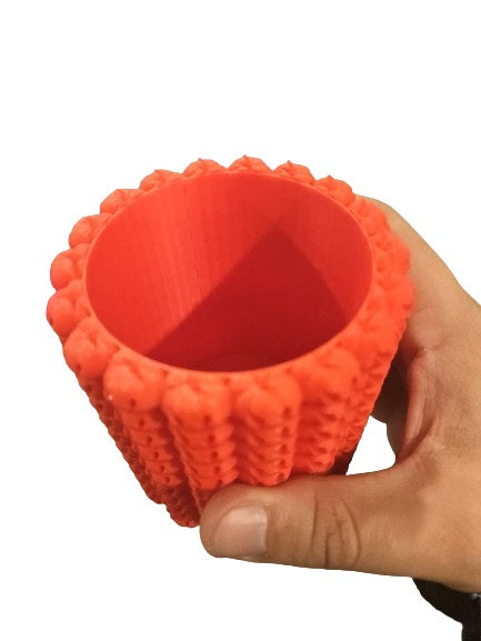 Halloween Pumpkin Pencil Holder - Fall Festive Plastic Desk Organizer