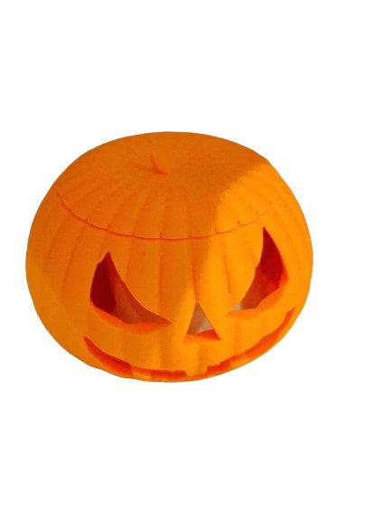 Halloween Pumpkin -Small Size Pumpkin Ornament for LED Tealight - Jack o lantern