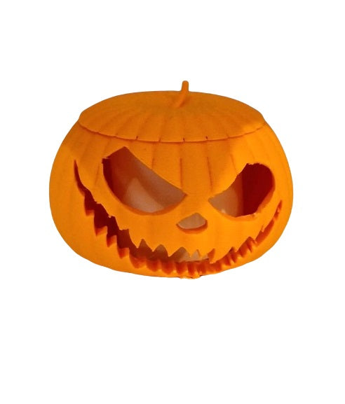 Halloween Pumpkin -Small Size Pumpkin Ornament for LED Tealight - Jack o lantern