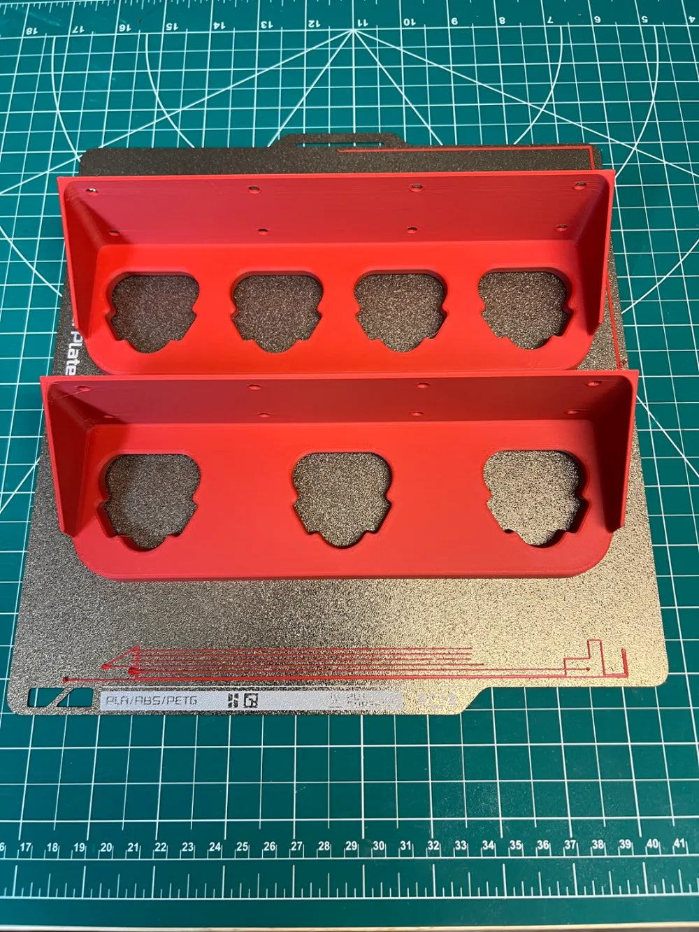 2 pcs Milwaukee M12 Battery Mounts – 3 Wide & 4 Narrow Wall Holders for Workshop