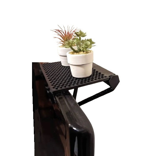 Adjustable Monitor Top Shelf - Fits any display for Devices, Router, Media Boxes