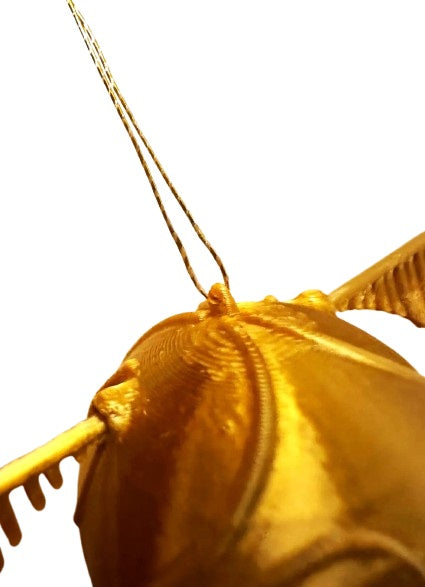 Snitch Golden Christmas Tree Ornaments – Plastic Festive Holiday Decor
