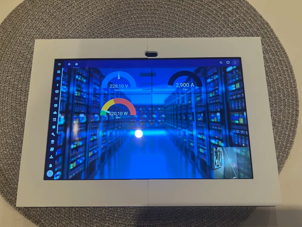 Samsung Galaxy Tab A8 Wall Mount – Magnetic Detachable Frame | Cable Access