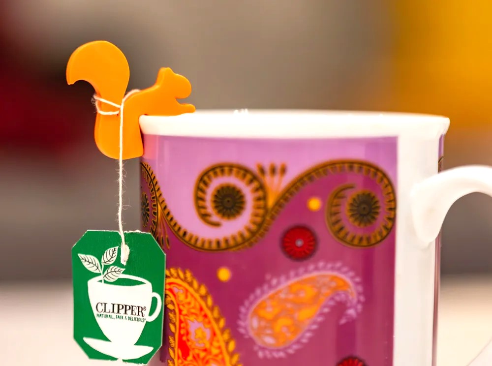 2 Pcs Squirrel Tea Bag Holder – Adorable & Practical Tea Accessory Teabag Holder