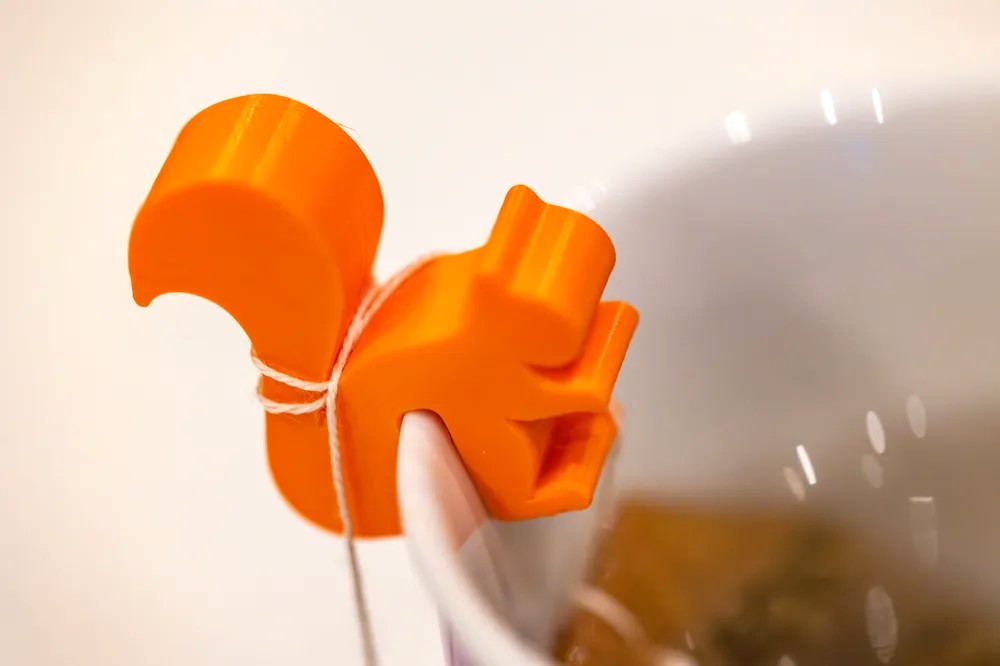2 Pcs Squirrel Tea Bag Holder – Adorable & Practical Tea Accessory Teabag Holder