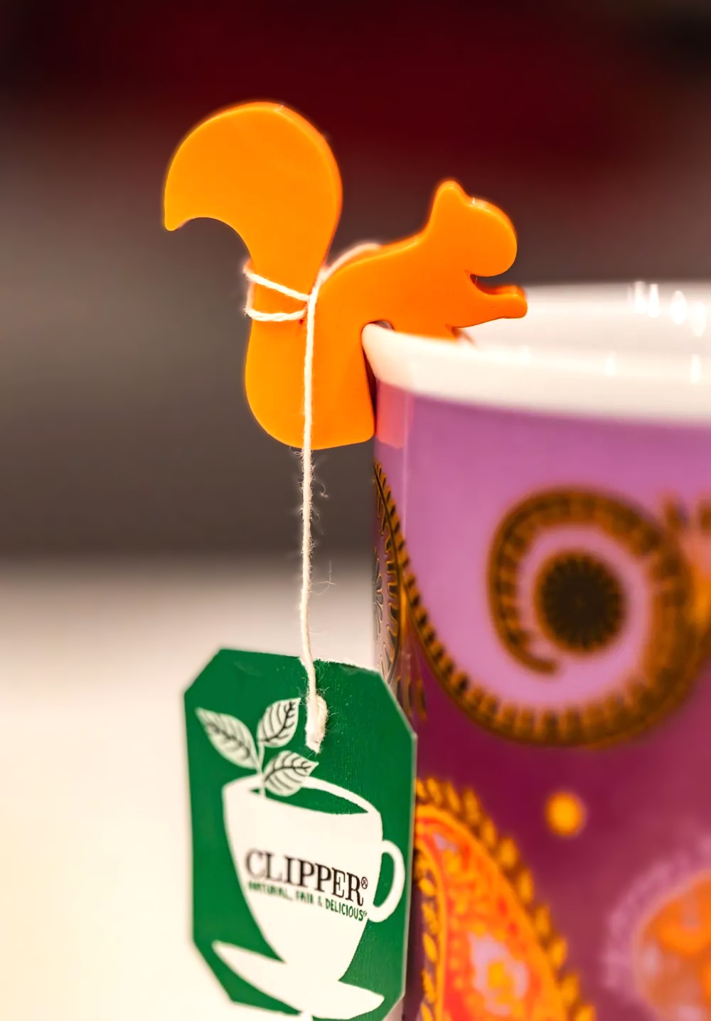 2 Pcs Squirrel Tea Bag Holder – Adorable & Practical Tea Accessory Teabag Holder