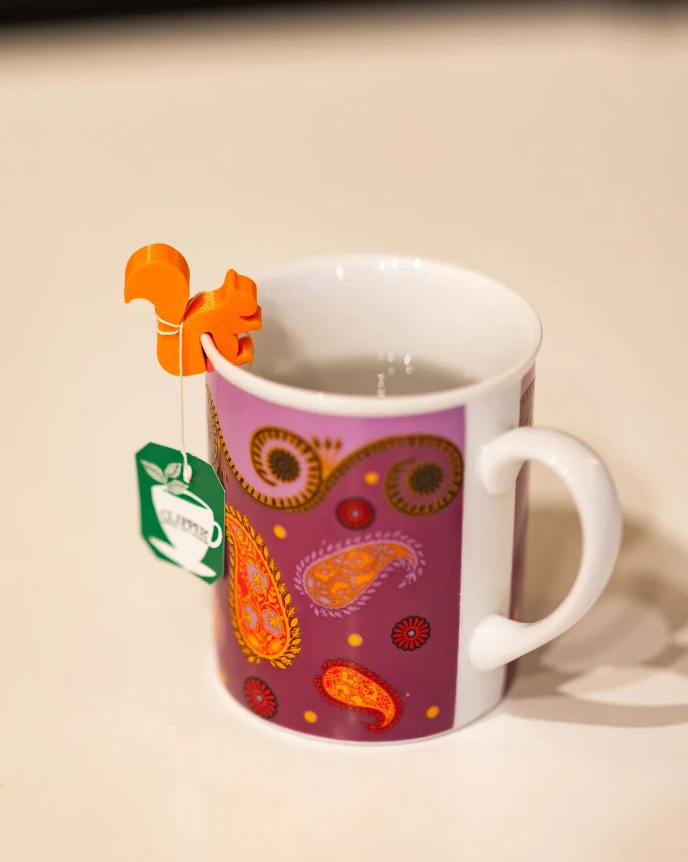 2 Pcs Squirrel Tea Bag Holder – Adorable & Practical Tea Accessory Teabag Holder