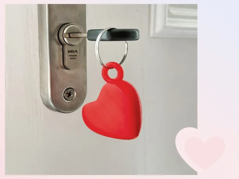 Heart Keyring - Valentine's Love Keychain | Perfect Romantic Gift for Valentine's Day