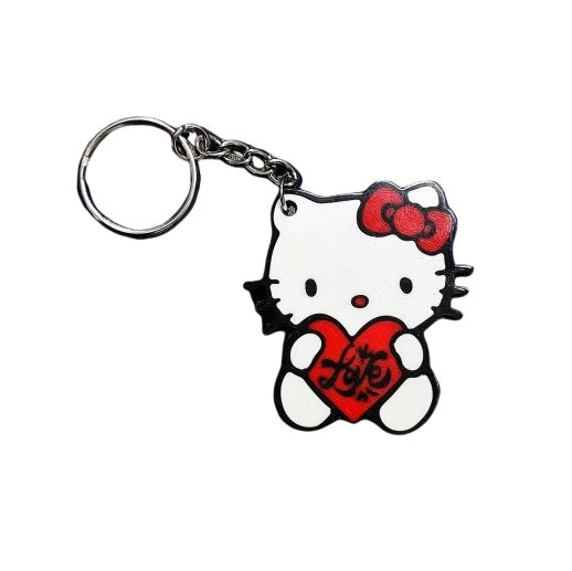 Hello Kitty Love Keychain - Plastic | Valentine's Day Gift Keychain