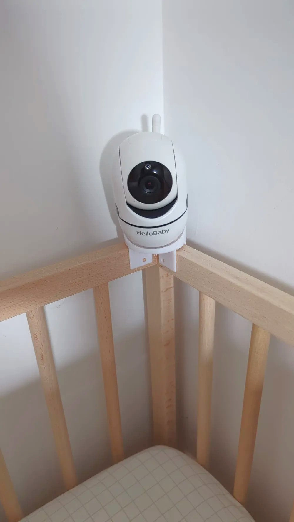 Crib Mount for HelloBaby Baby Monitor – Easy No-Drill Camera Holder for Secure