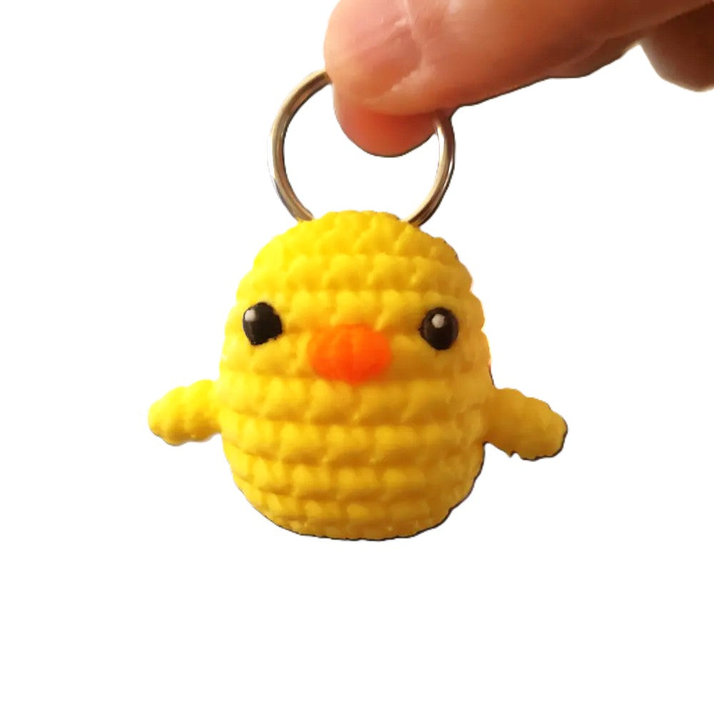 Crochet Chick Keychain for Easter – Adorable Springtime Accessory
