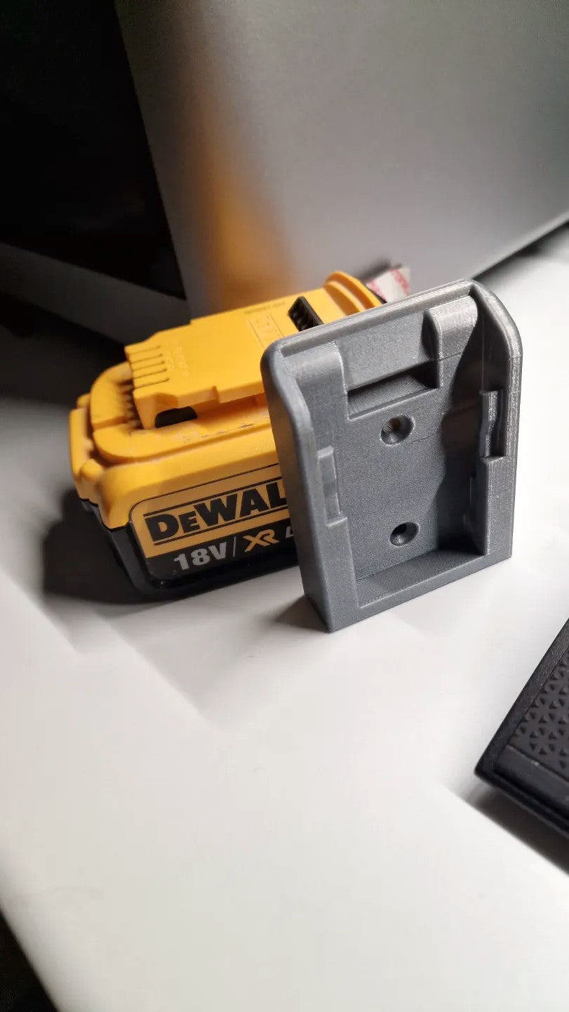 DeWalt Battery Holder (18V, 20V) – Secure Wall Mount Storage - Wall Mounted