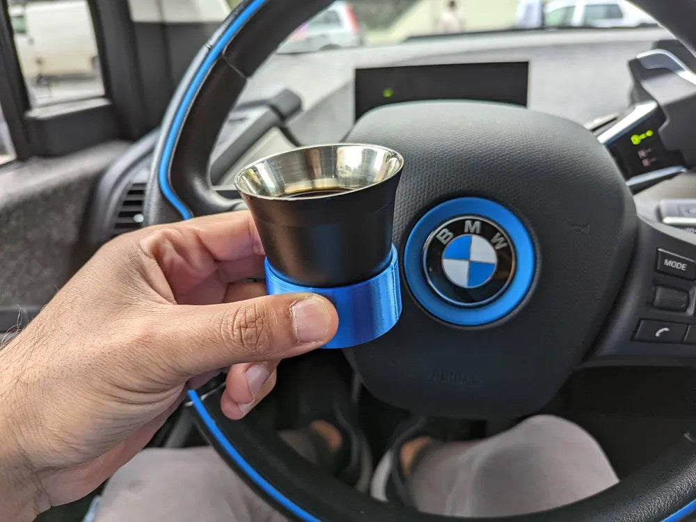 Espresso Cup Holder for BMW i3 - Car Cup Holder for BMW - Coffee Cup Holder