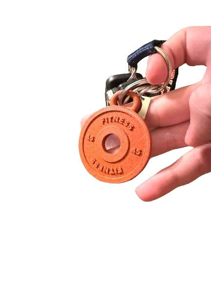 Gym Plate Keychain - Gym Weight Keychain for Gym Lovers