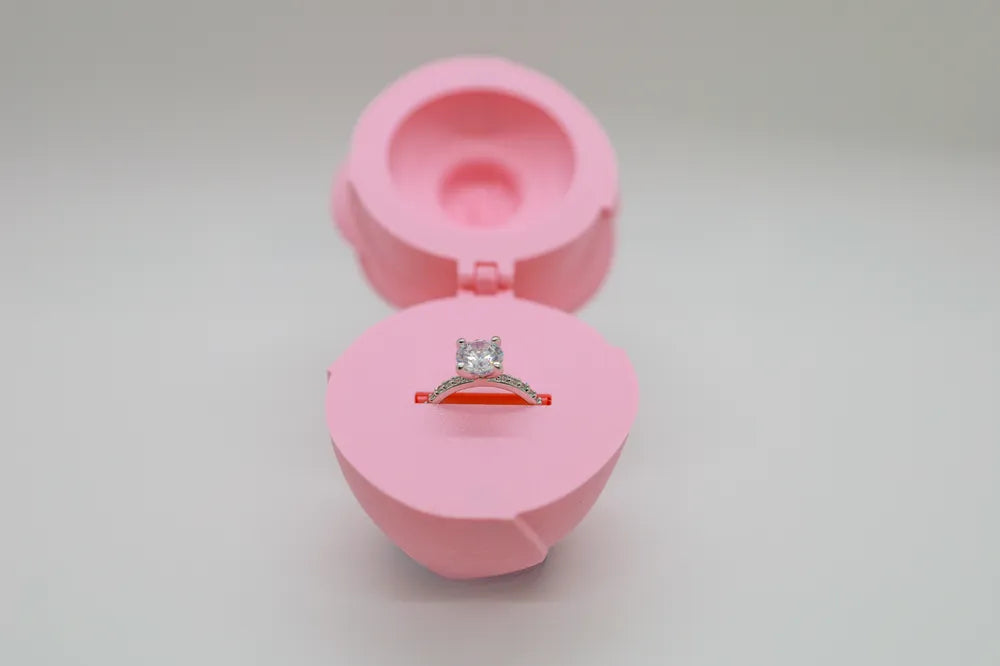 Rose Ring Box for Valentine's Day - Plastic | Valentine's Day Special Ring Box