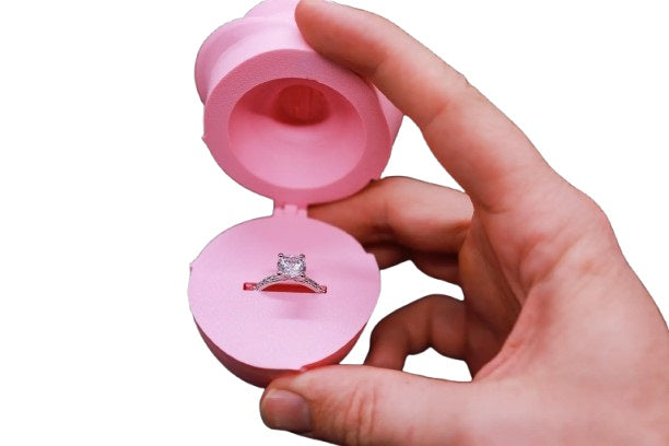 Rose Ring Box for Valentine's Day - Plastic | Valentine's Day Special Ring Box