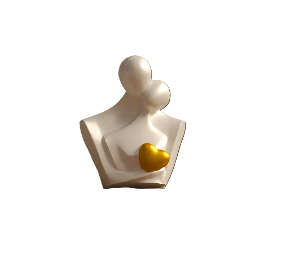 COUPLE IN LOVE Gift Elegant Home Decor for Valentine's Day - Plastic | Mini Sculpture for Gift