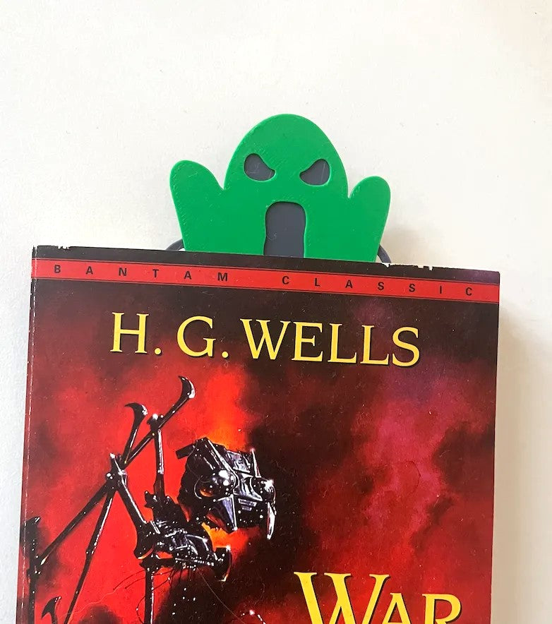 Halloween Ghost Bookmark -Spooky Fall Bookmarks for Book Lovers Reading in Peace