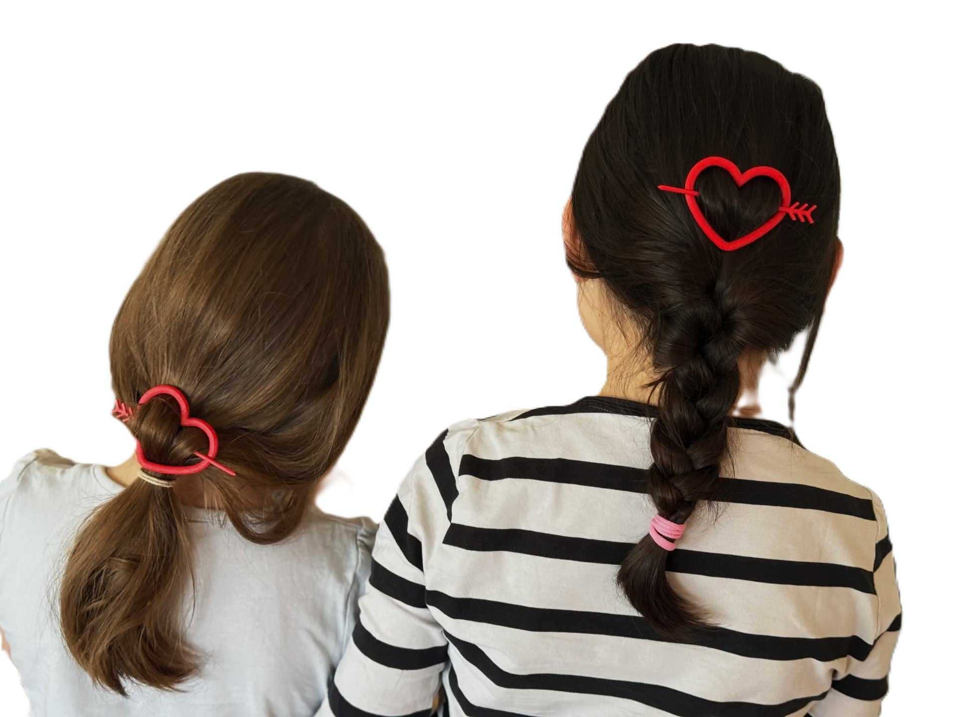 Heart and Arrow Hairpin for Kids and Adults - Cute and Stylish Hair Accessory