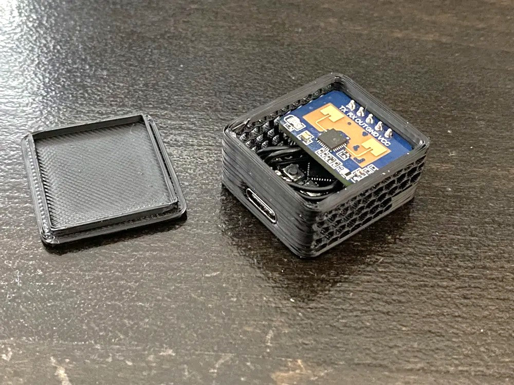 Compact LD2410C Case for ESP32 C3 Super Mini & LD2410C Radar – Plastic Enclosure