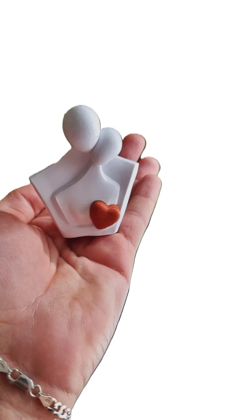 COUPLE IN LOVE Gift Elegant Home Decor for Valentine's Day - Plastic | Mini Sculpture for Gift