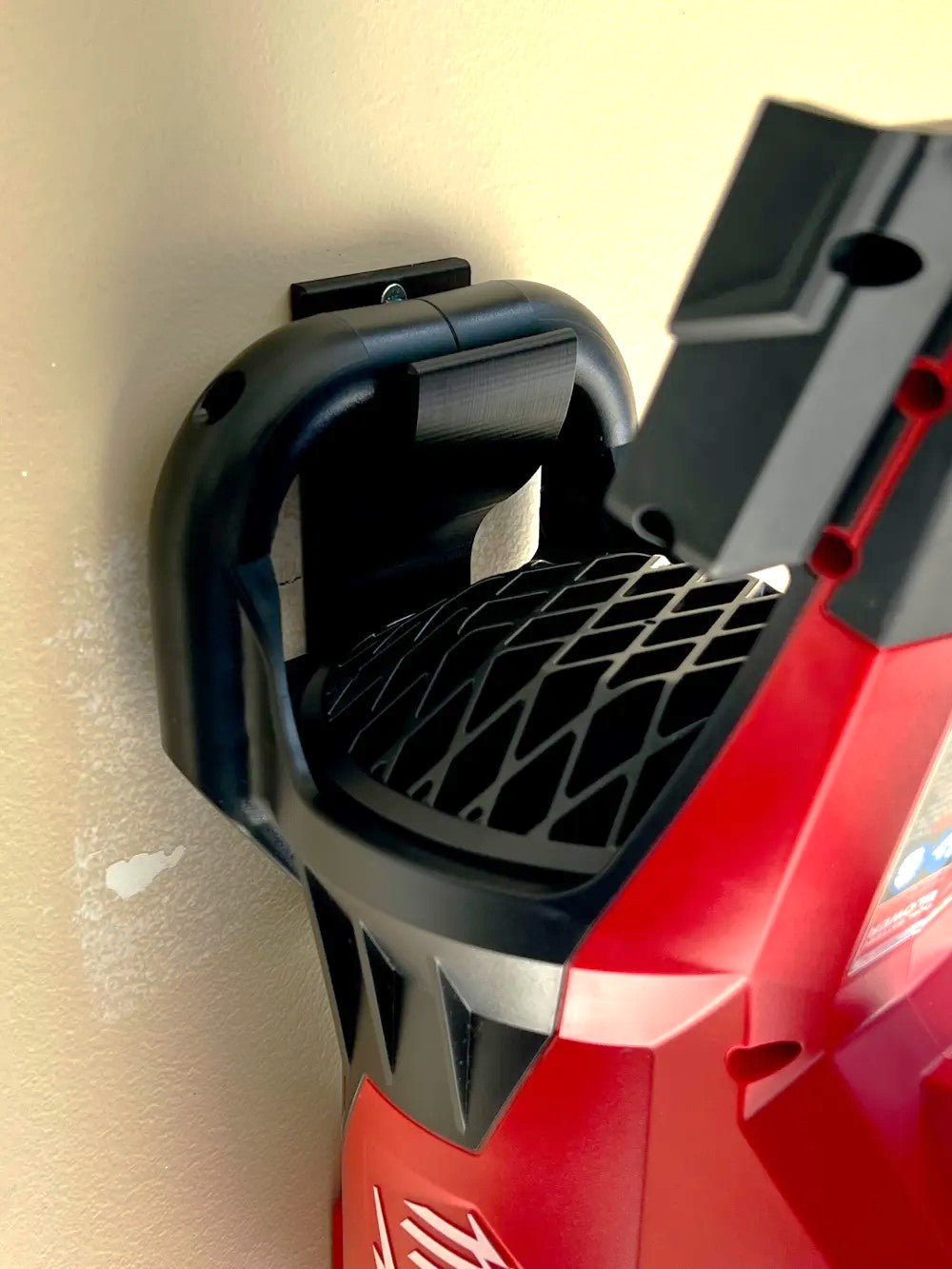 Milwaukee M18 Blower Dual Battery Wall Mount 2824 – Secure Storage - Black