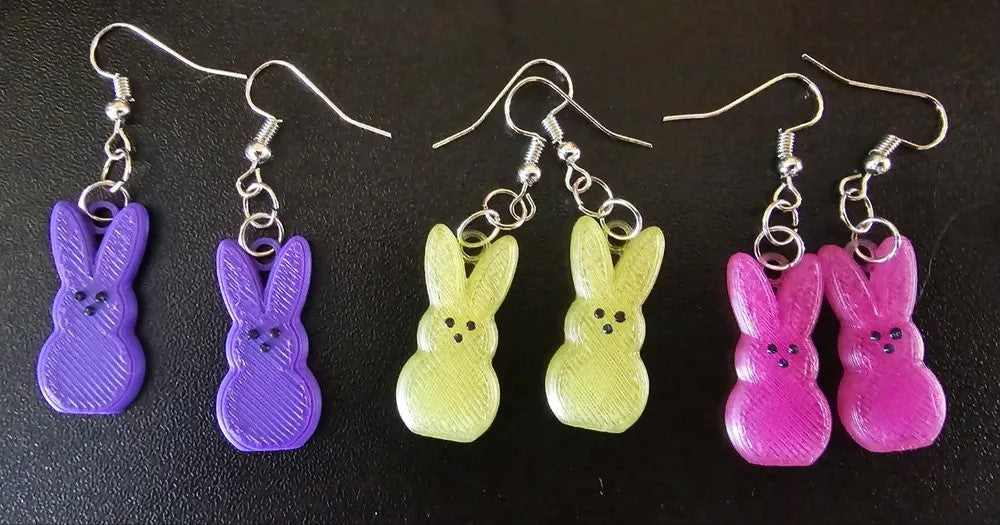 Easter Peep Bunny Earrings – Cute and Festive Spring Accessory