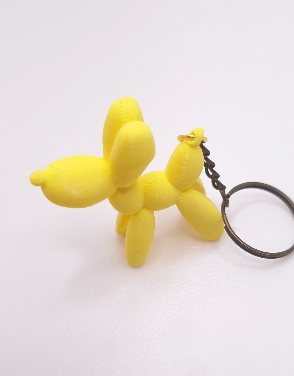 Balloon Dog Keychain - Cute Key Ring with Dog Motif, Pet, Car Key Ring