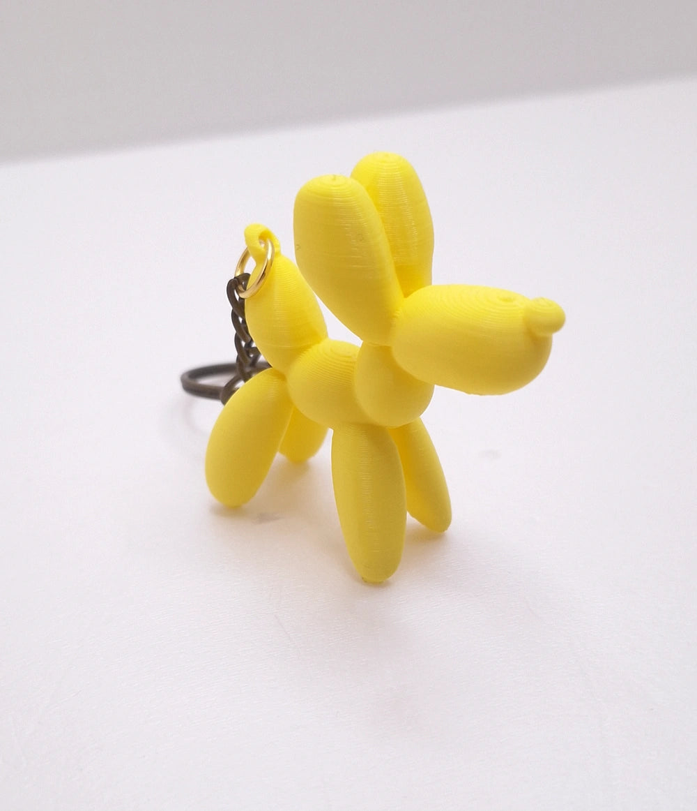 Balloon Dog Keychain - Cute Key Ring with Dog Motif, Pet, Car Key Ring