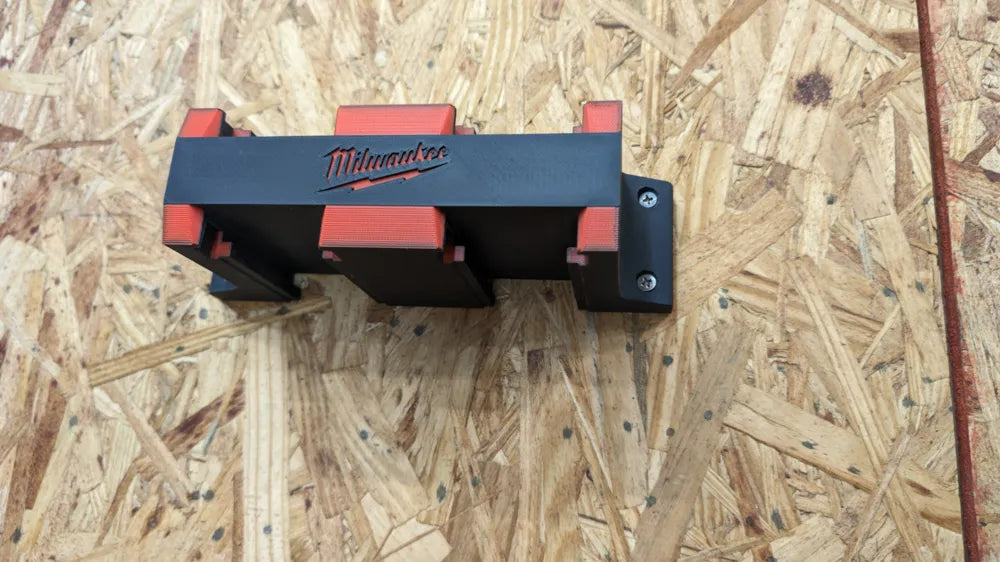 Milwaukee M18 Battery 4x Packout Wall Mount – Secure Storage for Workshop