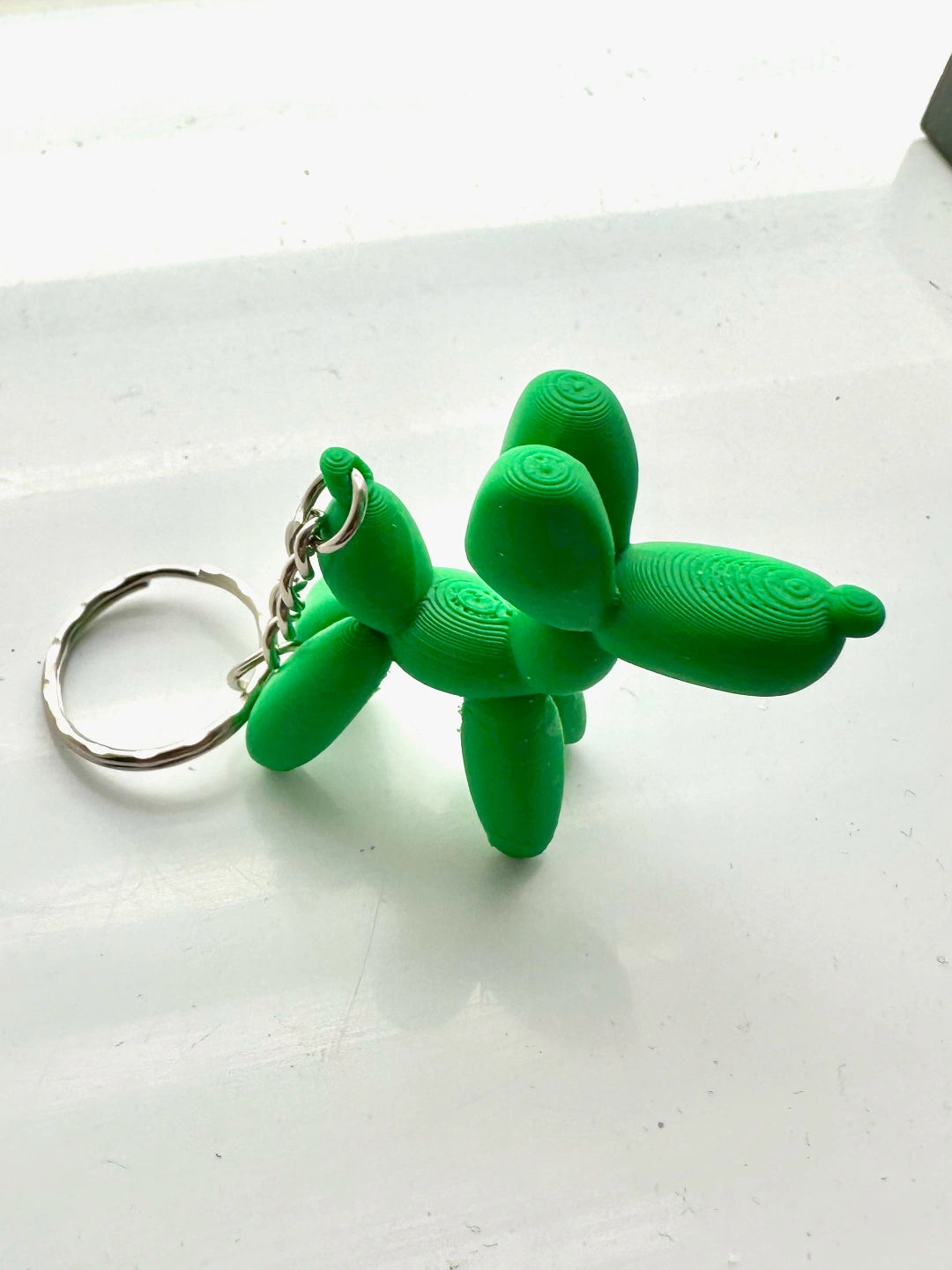 Balloon Dog Keychain - Cute Key Ring with Dog Motif, Pet, Car Key Ring