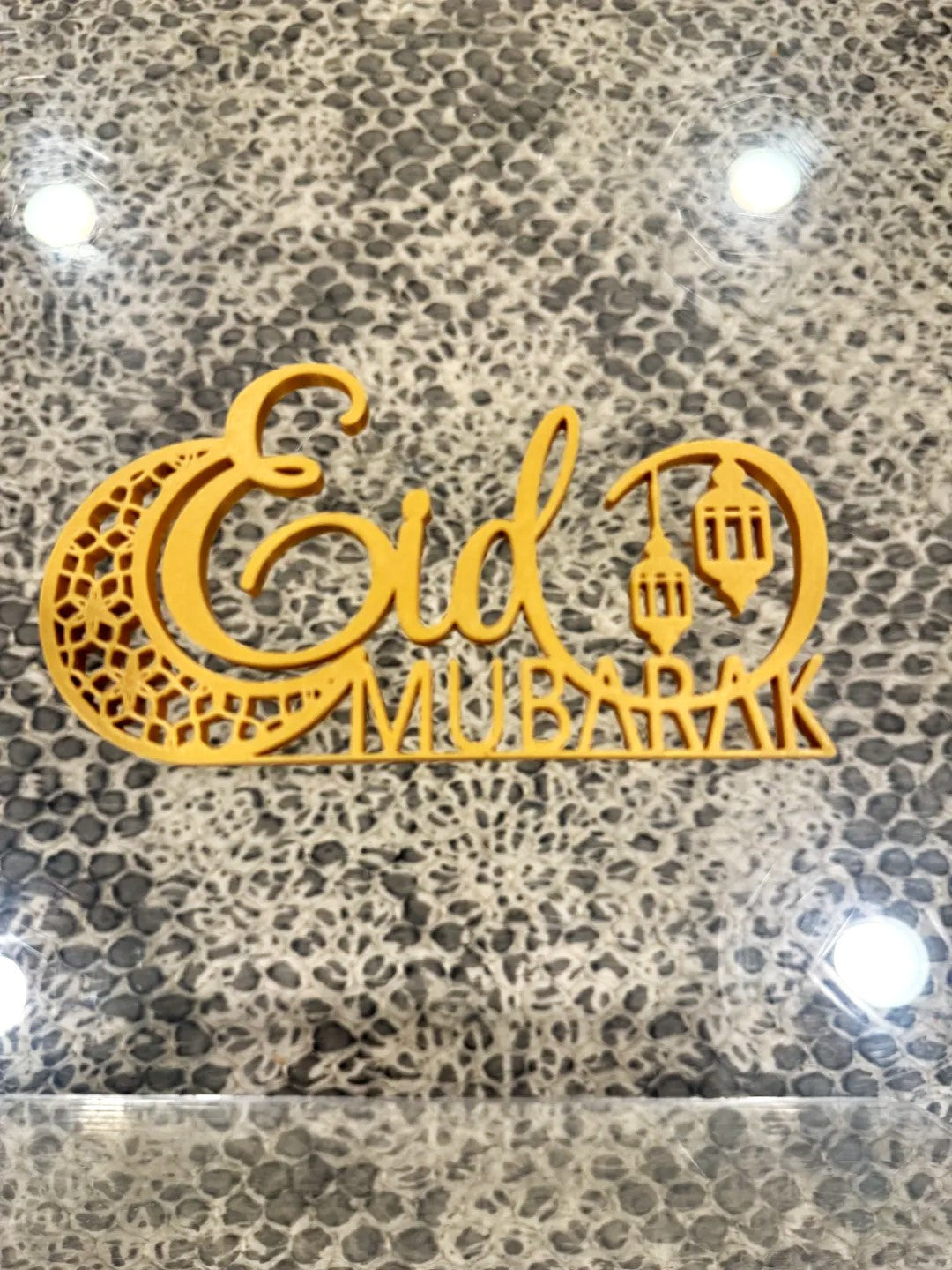 Eid Mubarak Decor for Table – Elegant Tabletop Decoration for Eid Celebrations