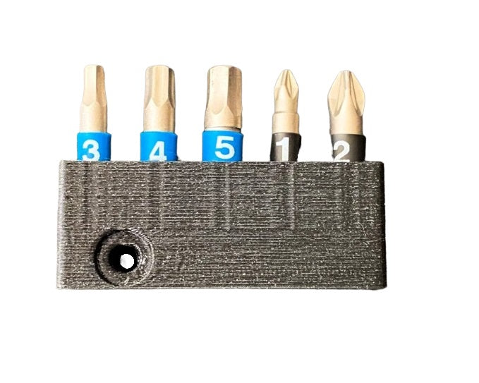 Driver Bit Holder - Compact and Durable Plastic Bit Organizer for Power Tools
