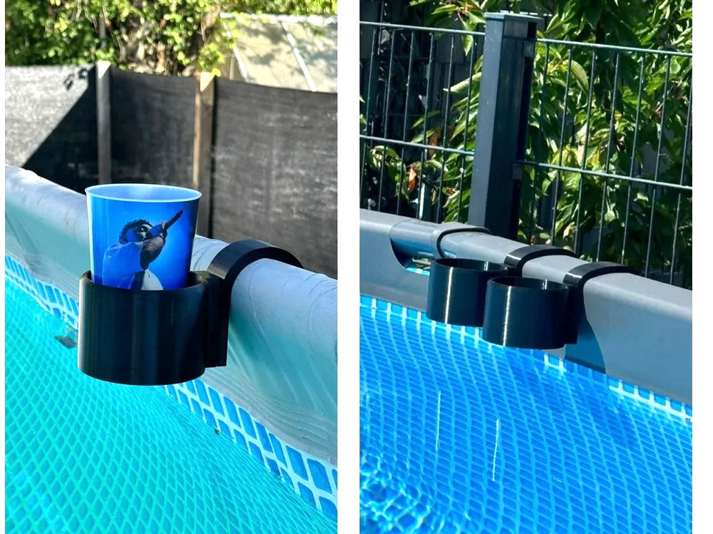 Intex Bestway Pool Halter for Drink Cup, Bottle Holder - Plastic Holder for Pool