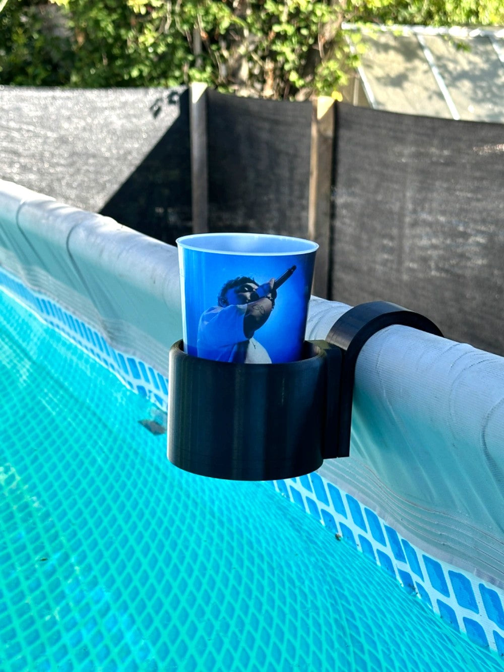 Intex Bestway Pool Halter for Drink Cup, Bottle Holder - Plastic Holder for Pool