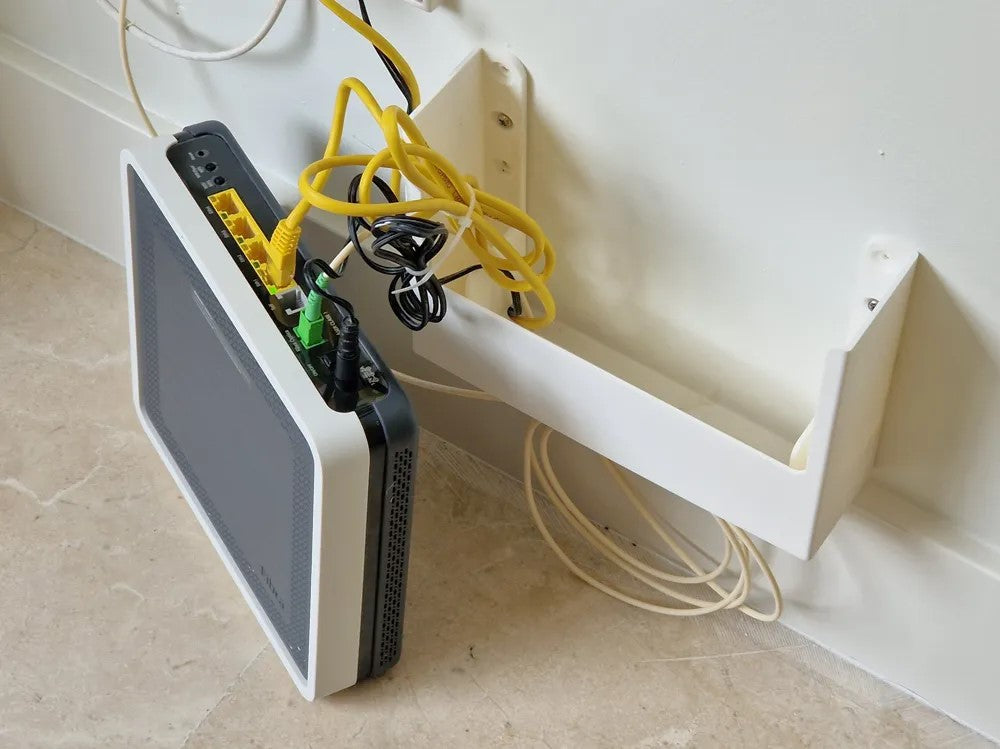 Movistar O2 Router Wall Mount – Custom Bracket for Secure Setup