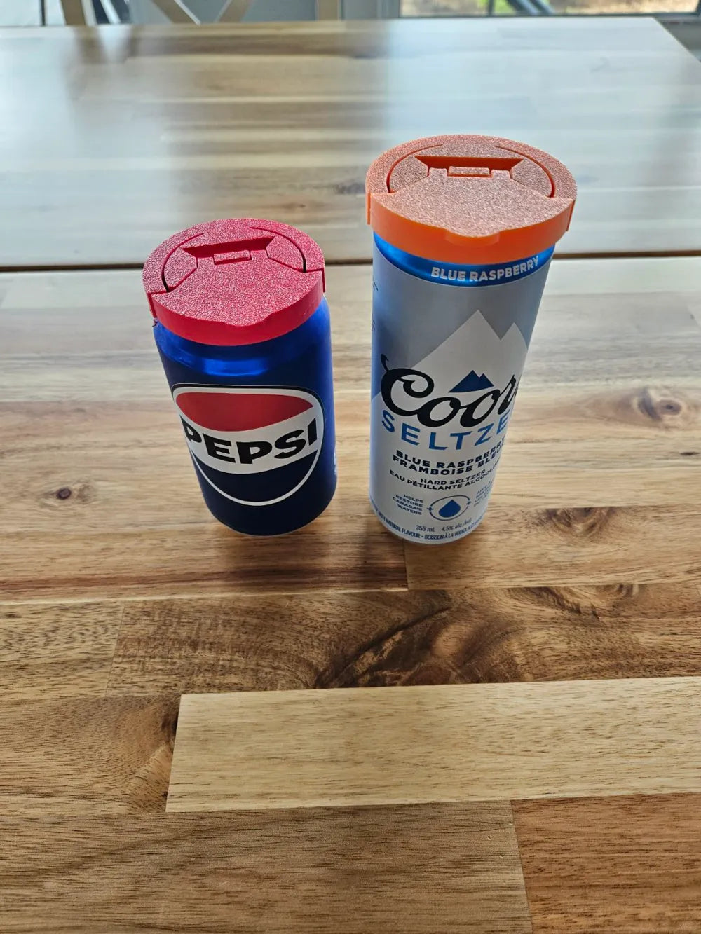 2 Pcs Snap-On Can Cap – Bug-Resistant Flip-Top Lid for Soda & Beer Cans