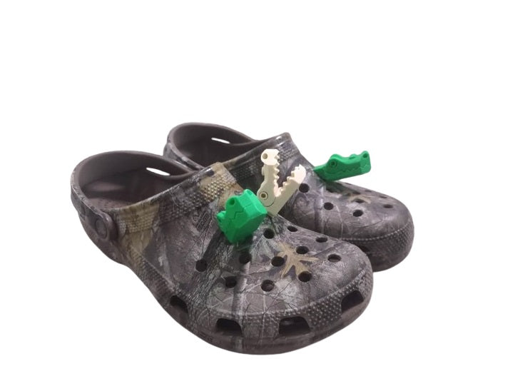 Alligator Shoe Charms - Fun Shoe Decoration with Movable Mouth - 2 pcs